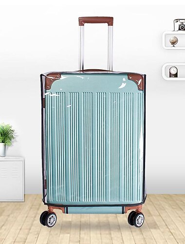 Maleta impermeable gruesa resistente al desgaste, funda protectora para maleta, funda con ruedas, funda transparente