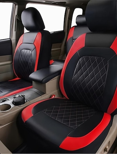 4PCS / ９枚 シートカバー のために フルセット 耐摩耗性 エルゴノミック設計 アンチスリップ のために 乗用車 / SUV / トラック