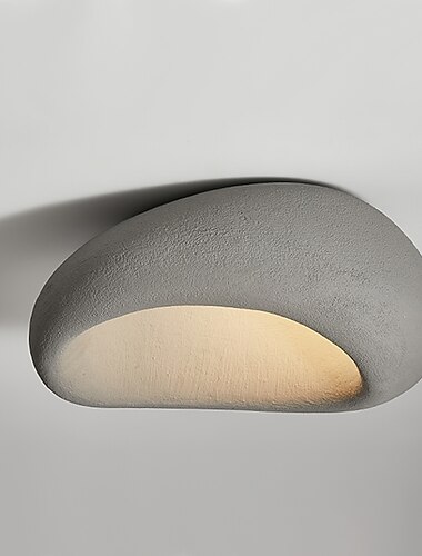 תאורת תקרה לד תקרה לבן חם חם אור תקרה 30/40/50/60/70 ס"מ שרף תקרה תאורת led מודרני אור תקרה עגול מנורת תקרה למסדרון סלון