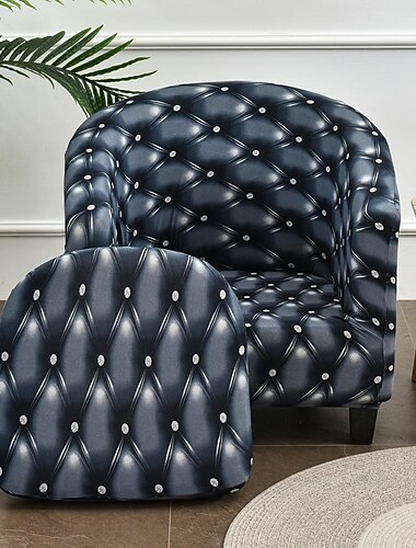 housse de chaise club housse de chaise baril housse de chaise de baignoire extensible, housse de canapé de fauteuil pour chiens animaux de compagnie, protecteur de meubles de canapé lavable doux et