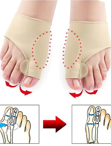 2 stks/paar teen separator hallux valgus bunion corrector hamer teen stijltang voet pijnbestrijding orthopedische pedicure gereedschap voetverzorging
