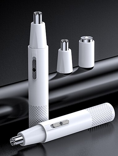 Tondeuse à poils de nez électrique rasage multi-cinétique rechargeable deux-en-un unisexe rasage entièrement automatique lavable tondeuse de nez