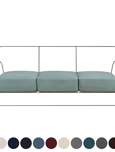 stretch sofatrekk burgunder sofa sete putetrekk for hunder kjæledyr, seksjonssofa trekk for love seat, l formet, 3 seter, lenestol, vaskbar sofa slitesterk beskytter