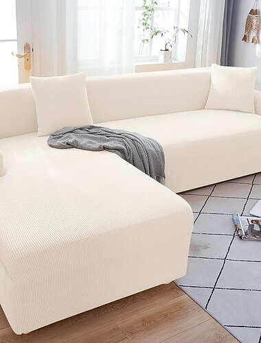 stretch sofabetræk bordeaux sektionssofabetræk til hunde, kæledyr, bondehusbetræk til love seat, l-formet, 3 personers, u-formet, lænestol vaskbar sofabeskytter blød holdbar