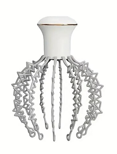 Massager de Cuir Chevelu en Forme de Pieuvre Électrique avec Instrument à Griffe Relaxation Profonde Cadeau de Saint-Valentin