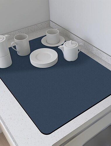 1 stuks absorberende microvezel afwasmat - perfect om je aanrecht schoon en georganiseerd te houden!