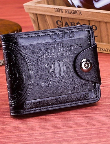 Męski portfel ze skóry naturalnej vintage krótki wielofunkcyjny etui na karty kredytowe prezent dla mężczyzn na Walentynki Dzień Ojca