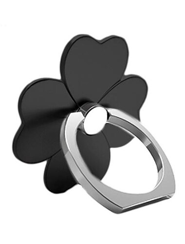 2 staffe per telefono con fiore a quattro foglie supporto per anello per dito supporto per impugnatura per tablet da scrivania per tutti i supporti per telefono con impugnatura ad anello per