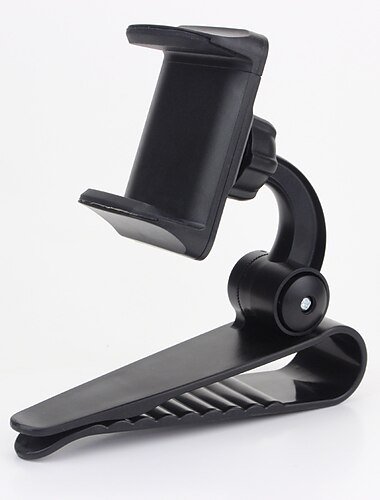 supporto per telefono da auto con supporto per visiera parasole per auto universale 360 supporto per supporto per auto girevole clip staffa clip per culla compatibile con smartphone