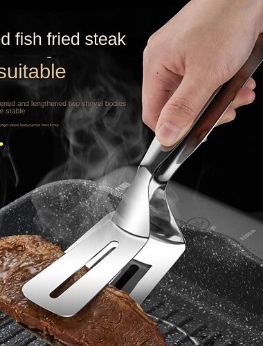 304 nerezová lopata na grilování grilovaná ryba klip na jídlo klip kuchyně chléb palačinka korejský gril smažená ryba klip