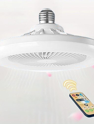 takfläkt med lampor fläktljus e27 bas 3000k-6000k inneslutna lågprofilsfläktlampor led dimbara ljus kit lampa modern tyst inomhus infälld takfläkt för vardagsrum sovrum enkel att installera