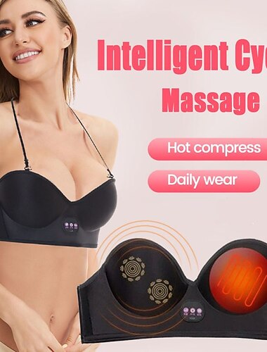 Elektrischer Brustmassage-BH Infrarot-Heizung Brustvergrößerungs-Stimulator Verstärker Massager Die Durchblutung Entlastung Brüste Valentinstagsgeschenk