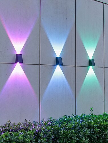 LED Außenwandleuchte Solarlampen Hohe Helligkeit Solar-Außenwandleuchte wasserdicht Garten Dekor Lichter Hinterhof Hof Wohnkultur Solar-LED-Wandlampen