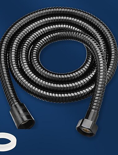 suihkuletku ruostumatonta terästä käsisuihkupäille 59-79 tuumaa, g1/2 kierteinen sisäosa ja mutteri, yleissuihkuletkun vaihtokäsisuihkuputki