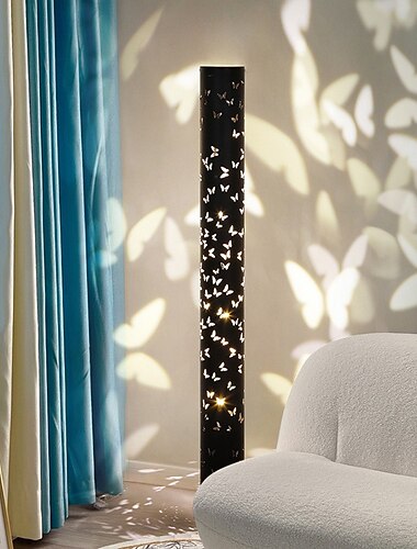 led állólámpa pillangós magas saroklámpa nappaliba környezeti éjszakai fény romantikus oszlop álló lámpa modern led állólámpa hálószobába
