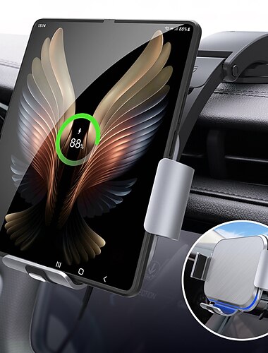 Supporto per telefono con sfiato per auto Staffa pigra Porta telefono per Auto Compatibile con Tutti i telefoni cellulari Appendini per cellulare