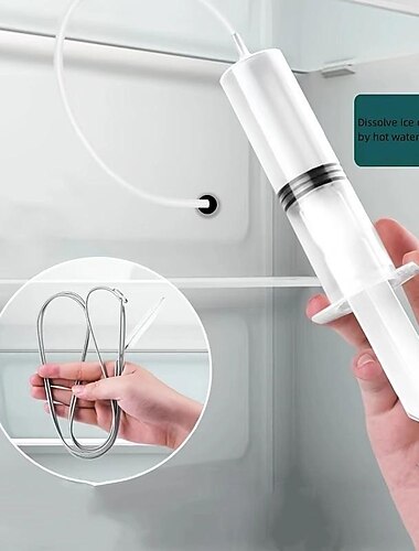 drague de réfrigérateur drague de trou de vidange chambre du réfrigérateur blocage de tuyau drague de nettoyage de glace