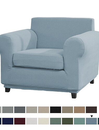 Stretch-Einzelsofabezug für Hunde und Haustiere, Sesselbezug, 1-Sitzer-Couch-Möbelschutz mit elastischem Boden, waschbarer Couch-Möbelschutz
