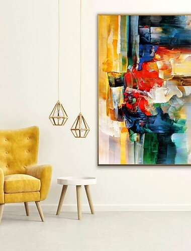 pintura al óleo 100% hecha a mano arte de la pared pintado a mano sobre lienzo cuchillo abstracto pintura paisaje amarillo rojo para la decoración del hogar lienzo enrollado sin marco sin estirar pintura al óleo 100% hecha a mano arte de la pared pintado a mano sobre lienzo cuchillo abstracto pintura paisaje amarillo rojo para la decoración del hogar lienzo enrollado sin marco sin estirar
