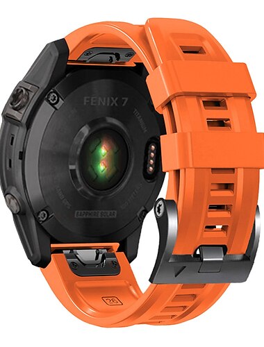 Bracelet de Montre  pour Garmin Fenix 7 7X 6 6X Pro Epix Pro 47mm 51mm Instinct 2X Approach S70 47mm S62 S60 Forerunner 955 945 Epix Marq Descent Quatix 22mm 26mm Silicone Remplacement Sangle 22mm