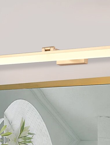 forfængelighedslys led spejl frontlampe vandtæt ip20 led badeværelseslys over spejl vægbelysningsarmaturer til badeværelse soveværelse stue skab 110-240v