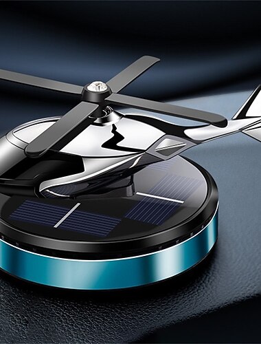 Car Solar Perfume Diffuser Car Air Freshener Perfume Car Helicopter Fragrance Ornament Long Lasting Light Scent Decoration