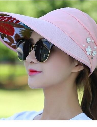 zomer zonnehoed outdoor reizen zonnebrandcrème zonnehoed voor dames opvouwbare anti-ultraviolet zonnehoed