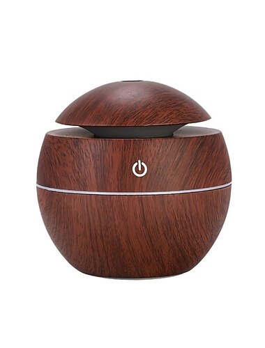 æterisk olie diffuser med aroma usb ultralyd luftfugter til hjemmet aroma diffuser damp diffuser 7-farvet led lys 130 ml kontor