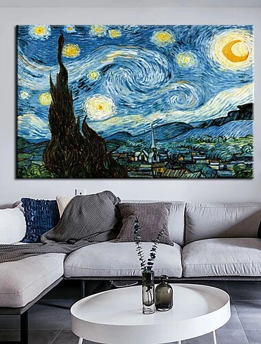 Oil Painting Hand Painted Vertical Abstract Landscape Modern Rolled Canvas (No Frame)