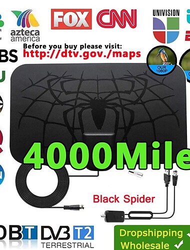 8k 4k digitale TV-Antenne für globalen TV-Receiver DVB T2 Signalverstärker Booster für Smart TV RV Outdoor-Autoantenne freier Kanal