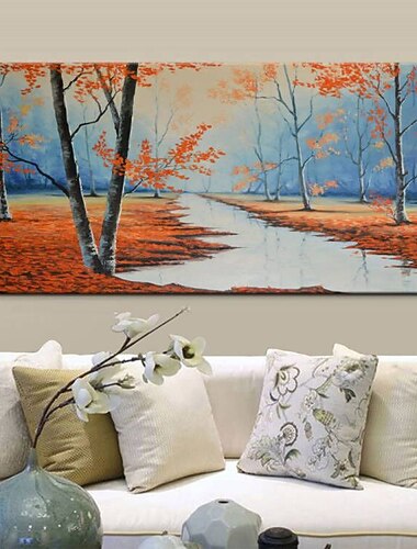 czysty ręcznie malowany abstrakcyjny las obraz olejny duża ściana artoriginal tekstura drzewo malarstwo minimalistyczna sztuka niestandardowy obraz nowoczesny wystrój salonu na płótnie nieoprawione