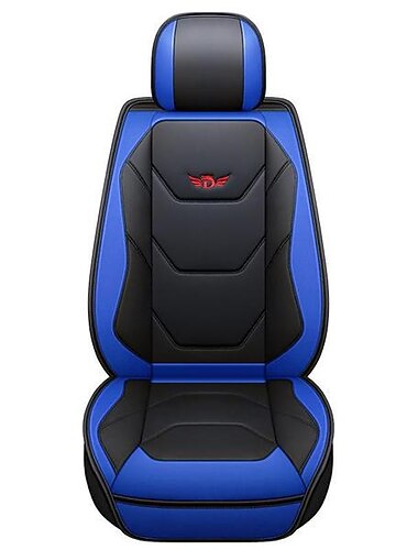 StarFire universell 5D PU lær foran bilsete trekk matte vanntett pustende bilsete beskytter