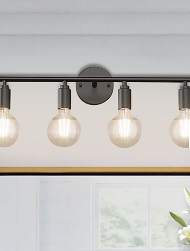 moderne indendørs væglampe led vaskelampe vintage industriel stil soveværelse kontor metal væglampe 220-240v