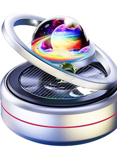 Auto Solar Lufterfrischer drehbarer Luftreiniger Aromatherapie Diffusor Auto Dekoration Zubehör für Auto Home Interior Duft