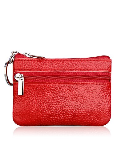 Mini porte-monnaie en cuir à fermeture éclair portefeuille de mode petit porte-clés porte-carte d'argent porte-monnaie de poche