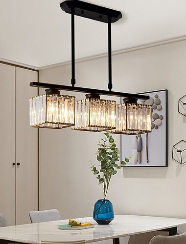 3-אור 60 cm עיצוב ייחודי נורות תקרה מתכת גימור צבוע מודרני 110-120V 220-240V