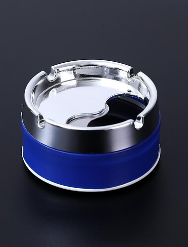 zakasbak tafelbladasbakken voor buiten roestvrijstalen asbak, verzegelde winddichte asbak, woonkamer huishoudelijke roterende verdikkingsasbak