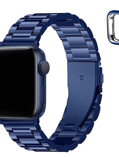 عصابة الرياضة متوافق مع Apple Watchband 38 مم 40 مم 41 مم 42 مم 44 مم 45 مم 49 مم مع حالة مع أداة الإزالة ستانلس ستيل استبدال حزام الساعة إلى iwatch Ultra 2 Series 9 8 7 SE 6 5 4 3 2 1