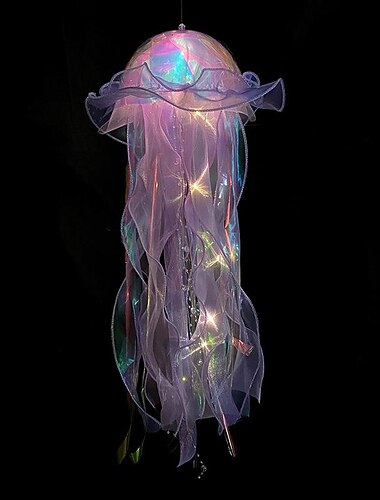 kleurrijke kwallen lamp decoratie lantaarn modern kwallen ontwerp decoratieve lantaarn voor party kids beste cadeaus voor meisjes