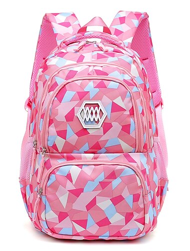 Sac à dos scolaire Multicouleur pour Etudiant Garçons Filles Multifonction Résistant Grande Capacité Nylon Sac d'école Sac à dos Cartable 21.5 pouce