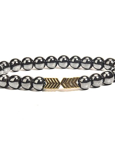 8 mm-es hematit mágneses karkötő, férfi fogyókúrás karkötő, természetes kő mágneses karkötő, karcsúsító női egészségügyi terápiás ékszerek, kreatív kis ajándék, ünnepi kiegészítő, születésnapi parti