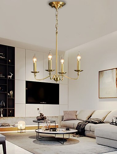 lustre de ouro lustre moderno de 8 luzes para sala de jantar, quarto, foyer, sala de estar, ilha de cozinha, entrada, escritório, bar, decoração de fazenda 110-240v