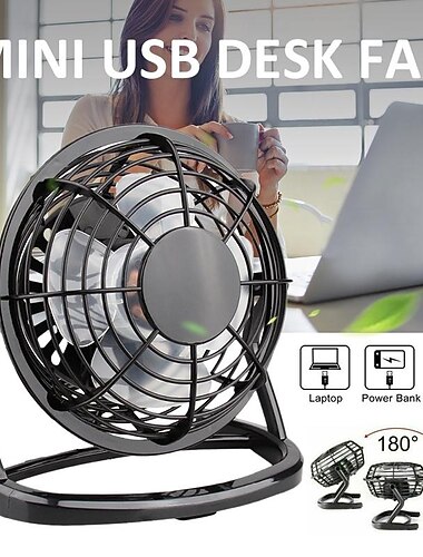 Terätön tornatuuletin 3000mAh akulla – 5-nopeuden USB-ladattava hiljainen viilennystuuletin työpöydälle tai lattialle