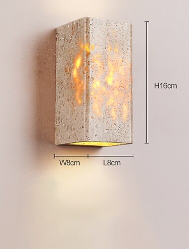 LED ウォールライト屋外防水 ip55 石リビングルームサンプルルーム寝室ベッドサイドテレビウォールアートライトウォールライト 110-240v