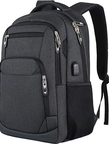 sac à dos étanche antivol classique pour hommes et femmes avec port de charge usb