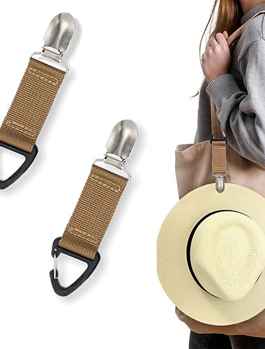 Clip de chapeau pour voyager suspendu sur sac sac à main sac à dos bagages pour enfants adultes voyage en plein air accessoires de plage