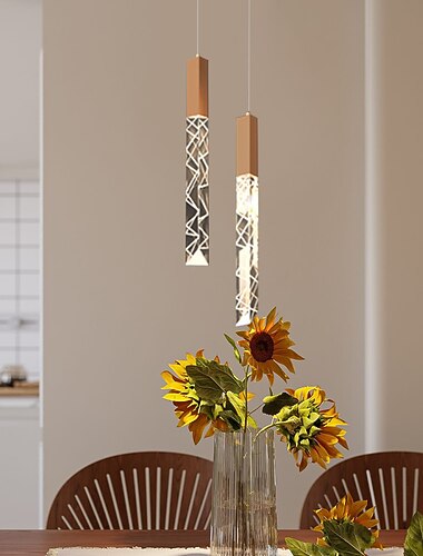 2-Licht 3-Licht 6-Licht 3 cm Abblendbar Single Design Pendelleuchten Aluminium Galvanisierung Modern Nordischer Stil 110-120V 220-240V