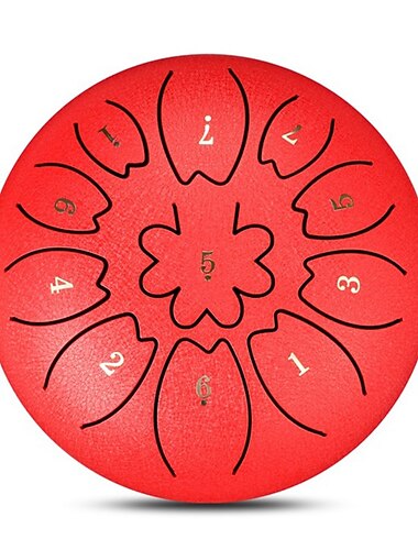Tambour à langue en acier de 6 pouces 11 tons mini tambours de musique handpan pour débutants tambour éthéré instruments musicaux cadeaux