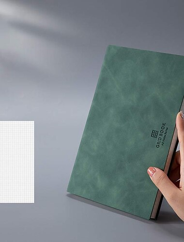 Caderno a5/b5 engrossado grande grade quadrada super grossa livro grade diário cadernos cadernos dot matrix caderno diário grade livro, presente de volta às aulas