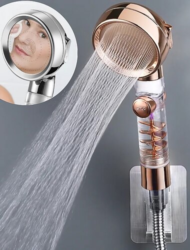 beauté peau trois vitesses turbo tige suralimenté douche pommeau de douche bain à remous tuyau de bain ensemble chauffe-eau pommeau de douche douche